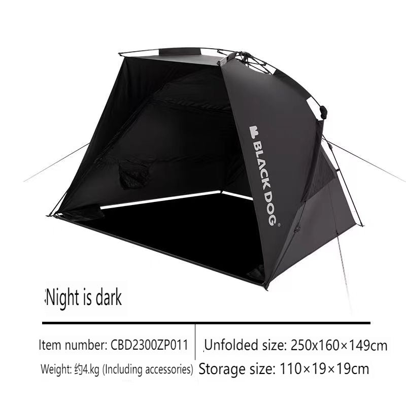 Multi-Purpose Outdoor Folding Tent - Panoramic Open Entrance, Perfect for Picnics, Fishing, and Beach Outings