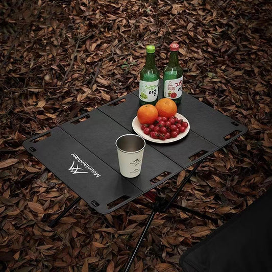 "Mountainkiker Portable Folding Camping Table – Lightweight and Durable Outdoor Companion"