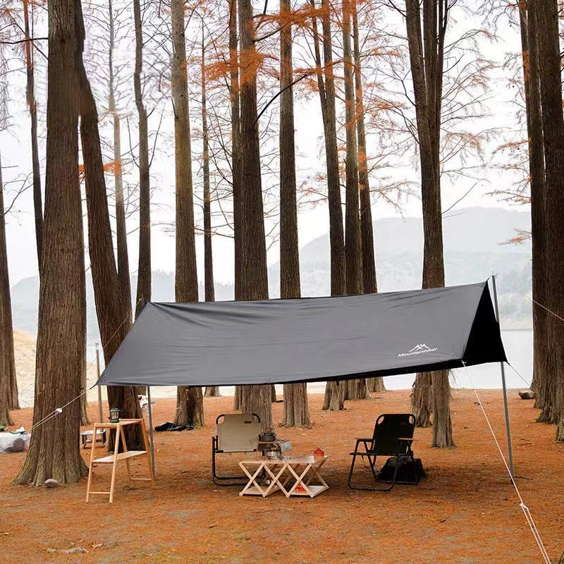 Black Tower Outdoor Folding Tent - Lightweight, Durable, and Spacious Design