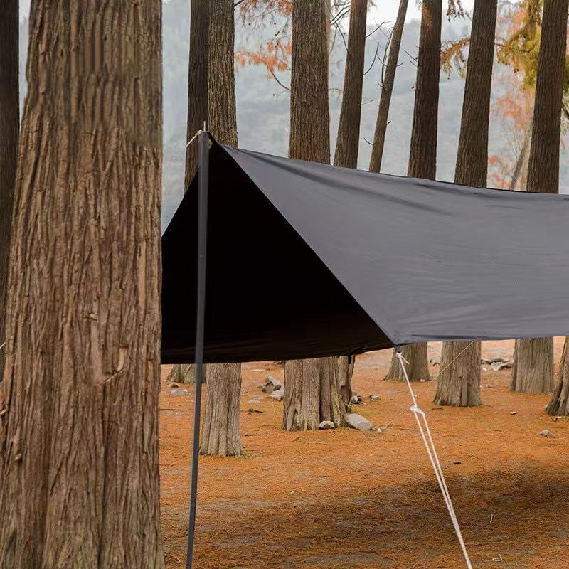 Black Tower Outdoor Folding Tent - Lightweight, Durable, and Spacious Design