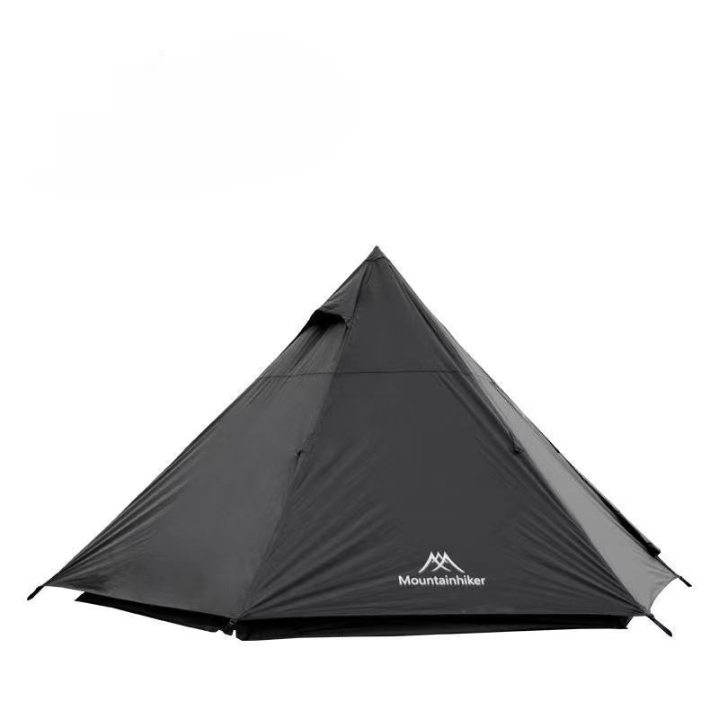 Black Tower Outdoor Folding Tent - Lightweight, Durable, and Spacious Design