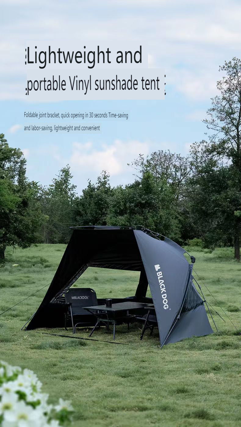 Multi-Purpose Outdoor Folding Tent - Panoramic Open Entrance, Perfect for Picnics, Fishing, and Beach Outings