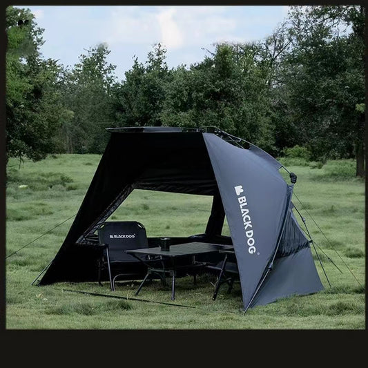 Multi-Purpose Outdoor Folding Tent - Panoramic Open Entrance, Perfect for Picnics, Fishing, and Beach Outings