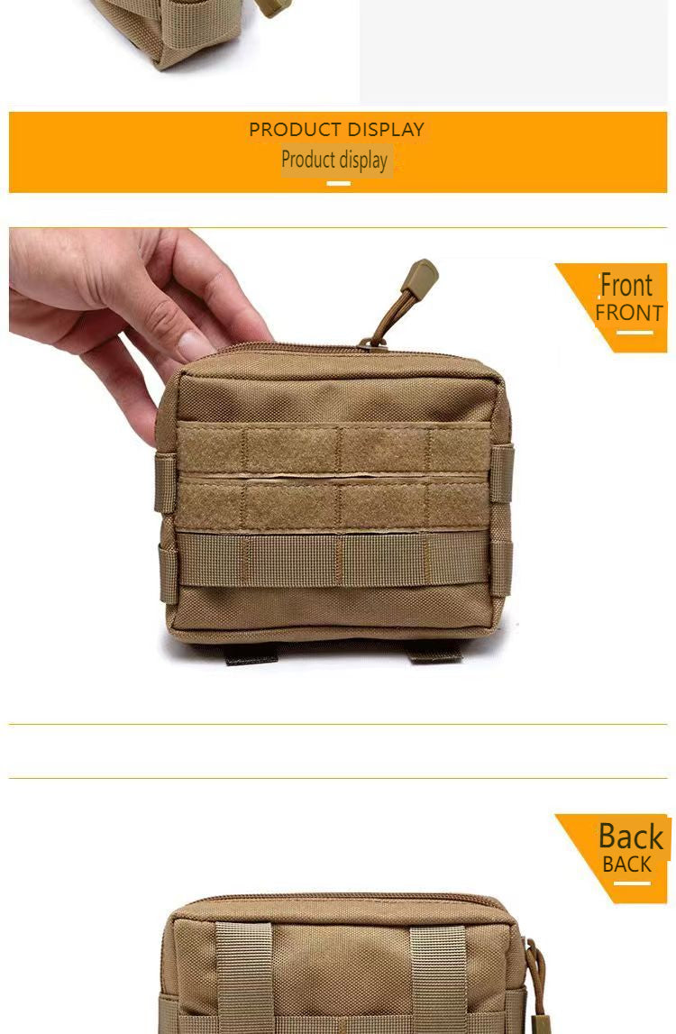 Military Camo Multifunction Storage Waist Bag